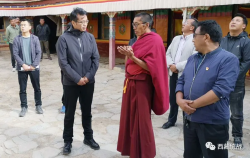 阿里地委委员、统战部部长格桑达瓦深入普兰县宗教活动场所调研并宣传中央第七次西藏座谈会精神